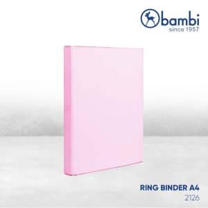 Ring Binder A4 2 Ring 2126 - Pastel Pink