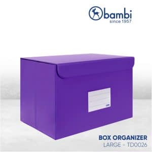 Bambi Storage Box TD0026L - Fluoro Purple