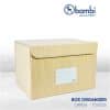 Bambi Storage Box TD0026L - Cream Wood