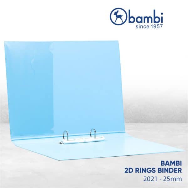 Ring Binder A4 - 2 Ring - 2021 Pastel Blue