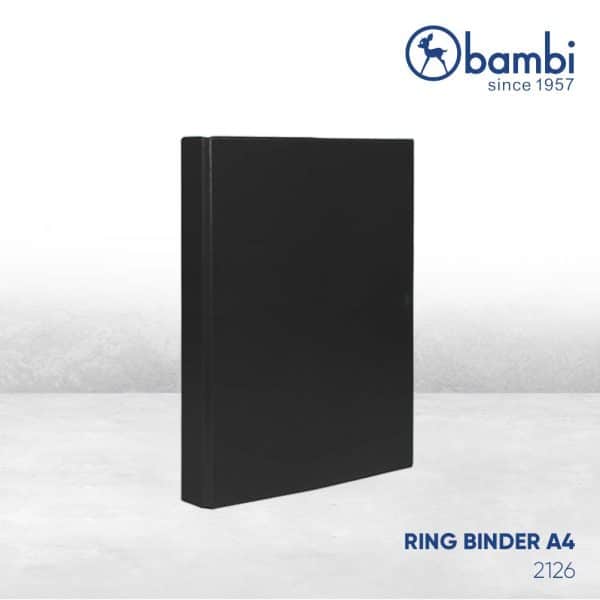 Ring Binder A4 2 Ring 2126 - Black