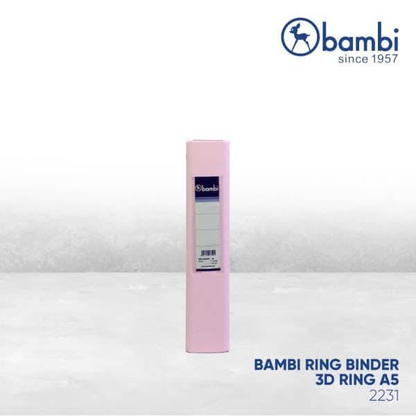 Ring Binder A5 - 3 Ring - 2231 Pastel Pink
