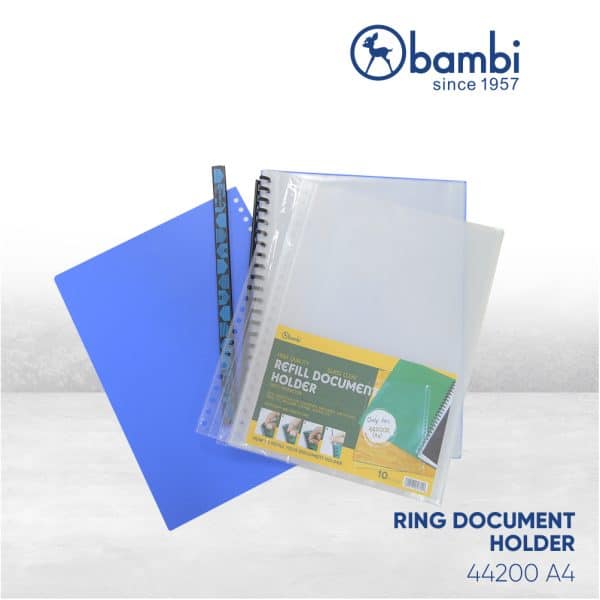 Refill Bambi Ring Document Holder 44200R A4