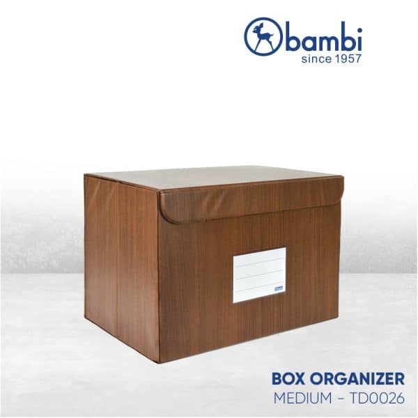 Bambi Storage Box TD0026M - Brown Wood