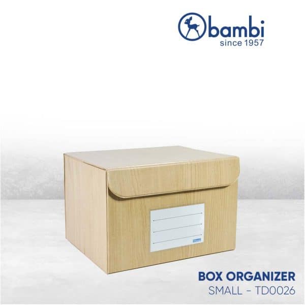 Bambi Storage Box TD0026S - Cream Wood