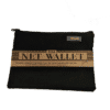 Bambi Net Wallet With Two Zippers – 5154 Black