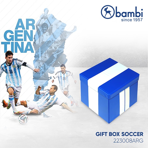 GIFT BOX SOCCER BOLA PIALA DUNIA - Argentina