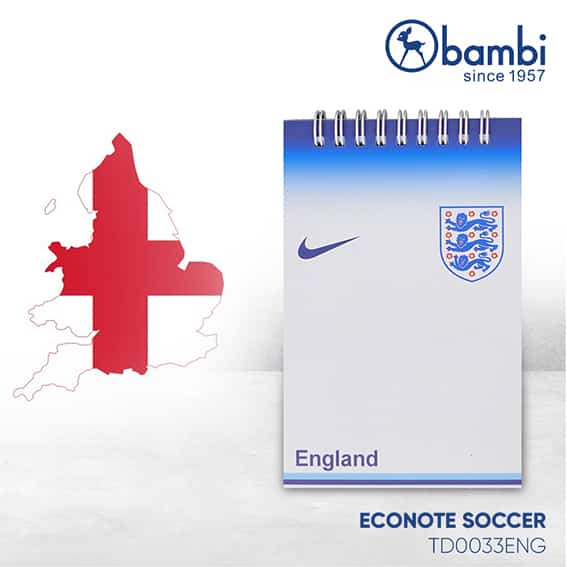 TD0033 ECONOTE SOCCER ENGLAND