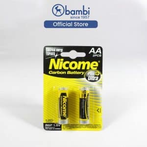 Baterai NICOME CARBON Battery R6P AA Size BLISTER (2 Pcs) - 2150017