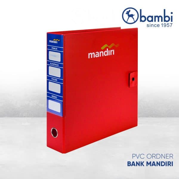 Ordner Custom Bank Mandiri Kancing