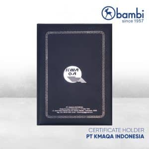 CERTIFICATE HOLDER PT KMAQA INDONESIA 1